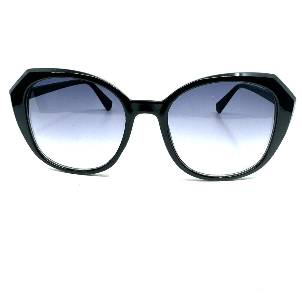Liz Claiborne Vintage Black Sunglasses Oval‎ Full Rim Designer H11991